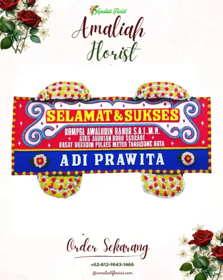 Papan Bunga Ucapan Selamat Dalpenang